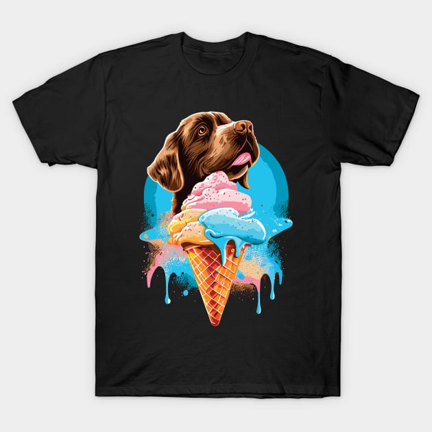 Ice Cream Dog T-Shirt by remixer2020